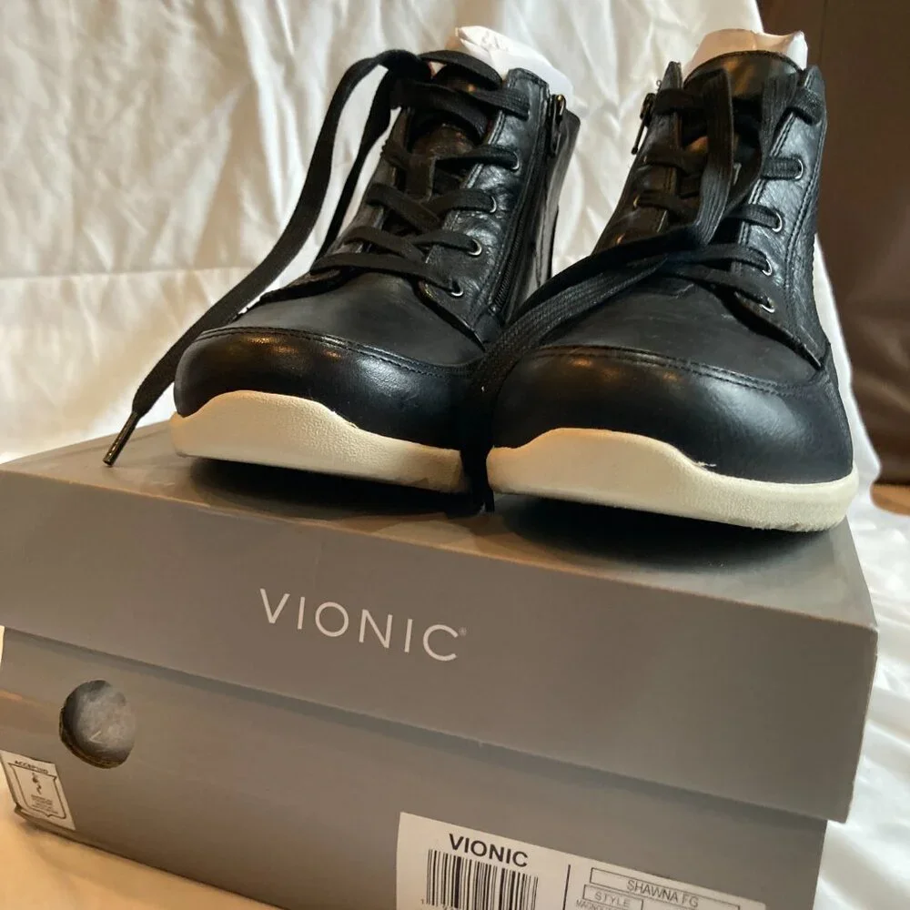NIB Vionic Shawna High-top Sneakers W11 - Picture 3 of 6